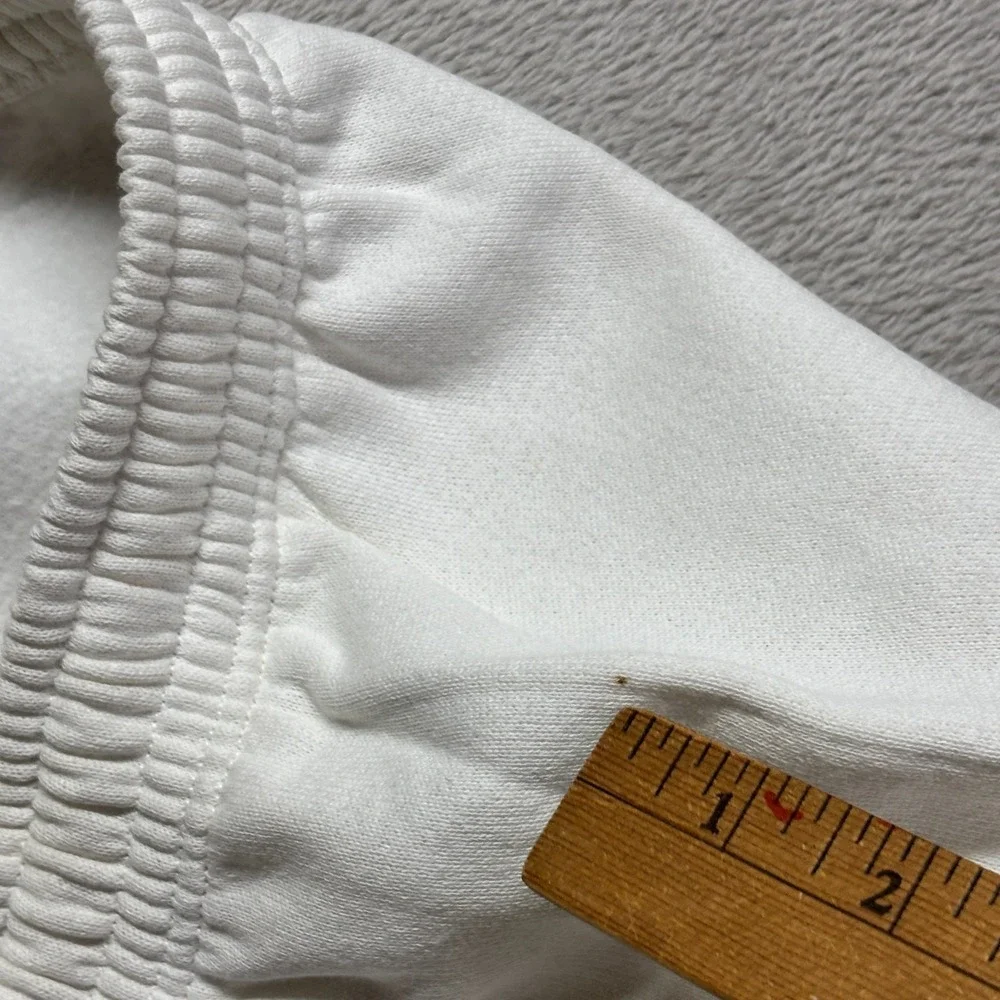 Vintage 90s Fruit Of The Loom Made In USA Sweatpants Joggers Deadstock White NWT